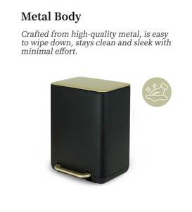 <span class=keywords><strong>Cubo</strong></span> de <span class=keywords><strong>basura</strong></span> para el hogar de cierre suave Rectangular <span class=keywords><strong>Cubo</strong></span> de <span class=keywords><strong>basura</strong></span> de cocina de acero inoxidable de <span class=keywords><strong>30</strong></span> <span class=keywords><strong>litros</strong></span> con pedal - Product Image 5