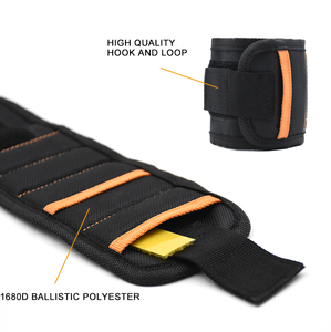 สายรัดข้อมือแม่เหล็กแรงสูง20ชิ้นพร้อมกระเป๋าเครื่องมืองานไม้ทำจากโรงงานสำหรับผู้ชายพ่อพ่อสามีของขวัญที่ดีที่สุด - Product Image 4