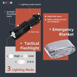 Survival Gear 13 Piece Outdoor <b>Multi</b> Functional <b>Tool</b> Set Compact <b>Camping</b> Adventure Equipment - Product Image 3