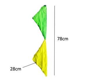 Close up <span class=keywords><strong>Double</strong></span> Color sciarpa Bound Edge Silk Change Color fazzoletto a quattro colori <span class=keywords><strong>Magic</strong></span> Trick Prop Trick - Product Image 5