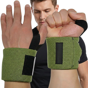 Nouvel arrivage d'enveloppes élastiques en coton antidérapant de qualité supérieure pour l'entraînement physique, de couleur vert olive - Product Image 1