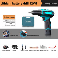 Nouvelle perceuse électrique sans balais, batterie lithium rechargeable, petit kit d'outils électriques domestiques, sans fil, acier inoxydable 304, robuste