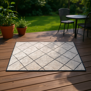 Tappeto in Polipropilene Intrecciato Antiscivolo Durevole per Esterni, Patio, Giardino, Balcone o Soggiorno, Leggero e Facile da Pulire - Product Image 2