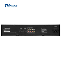 Reproductor Multimedia Profesional de Doble Canal para Montaje en Rack Thinuna CD-6201A con Decodificación Independiente de CD/DVD y USB, Pantalla Dual
