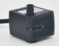 Pompe d'aquarium submersible ultra-silencieuse 300L/H 3W en plastique écologique avec quatre lumières LED latérales et filtre AL-226