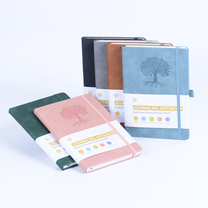 Tùy chỉnh phong cách A5 bìa cứng máy tính xách tay thân thiện với môi hàng ngày bằng văn bản Tạp Chí PU da Bìa du lịch xách tay Memo máy tính xách tay Bộ Quà Tặng - Product Image 2