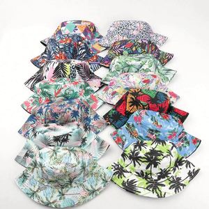 Flower Animal Cartoon Printed Fisherman Reversible Bucket Cap <b>Hat</b> - Product Image 6