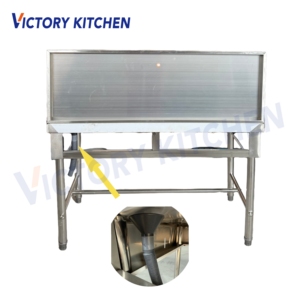 เตาแก๊สสเตนเลส 201 ยี่ห้อวิคตอรี่ แฟคทอรี่ รุ่นควอลี่ 2 หัวเตา ความจุ 300 กก. สำหรับร้านอาหารและโรงแรมในมาเลเซีย - Product Image 4