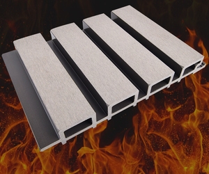 Melinco <span class=keywords><strong>WPC</strong></span> bên ngoài nhựa tấm gỗ lõm và lồi lưới tản nhiệt đồng ép đùn gỗ ban công trần trang trí tuyệt vời Ốp - Product Image 5