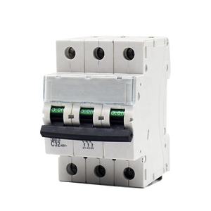 Classical Model Flame Resistant Plastic Material 3 Pole 3 Phase 6 10 16 20 25 32 40 50 63 Amps BTDIN Series MCB <strong>Circuit</strong> <strong>Breaker</strong> - Product Image 2
