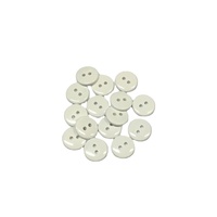 Étiquette RFID NFC 13,56 MHz, 10 mm, ISO14443A, passive, lavable, étanche, MF1KB, double antenne en cuivre, FPC, bouton pour vêtements, étiquette de blanchisserie
