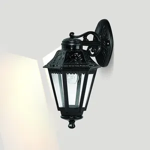 유럽 현관 입구 현관 현관 정원 led 외부 마운트 sconce 고전적인 장식 야외 전기 랜턴 벽 조명