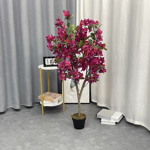 Bougainvilliers artificiels en gros, arbres bonsaï, fleurs, herbe, résistants à l'eau, écologiques, taille personnalisable, pour la maison, les mariages, les fêtes - Product Image 2