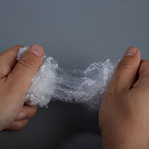 Tái sinh sợi <span class=keywords><strong>polyester</strong></span> rỗng siliconized fibre tốt hơn khả năng phục hồi mềm Quilt điền iwhite bông lót - Product Image 5