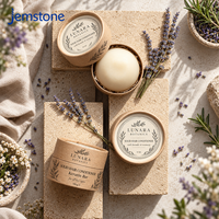 Emballage en tube de papier biodégradable personnalisé à étiquette privée, petit cylindre en papier pour crème pour le visage, shampoing solide, savon, emballage en carton