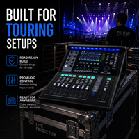 Console de mixage professionnelle TQ18 à 18 canaux, mixeur numérique avec réglage à distance sans fil WIFI, écran tactile HD, mixeur audio USB