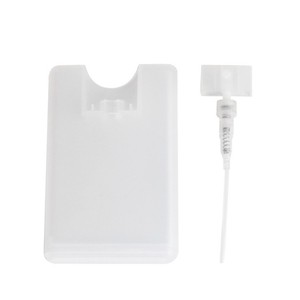 20ml PP <strong>Plastic</strong> Pocket Credit Card Hand Sanitizer <strong>Spray</strong> <strong>Bottle</strong> - Product Image 5