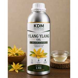 Huile pure d'Ylang Ylang, extrait de fleur botanique pour massage, aromathérapie, applications sur les cheveux et la peau, formules de parfum et de beauté - Product Image 4