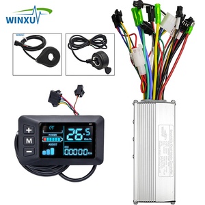 ชุดควบคุมมอเตอร์ไร้แปรงถ่าน 24 36V 48V 500W 22A พร้อมจอแสดงผล LCD สี G51 สำหรับซ่อมจักรยานเสือภูเขาไฟฟ้าและสกู๊ตเตอร์ไฟฟ้า - Product Image 1