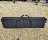 Mesa Plegable de Bambú para Acampar al Aire Libre - Diseño Moderno, Forma Rectangular, Ligera, Ecológica, Muebles de Exterior para Senderismo y Pesca