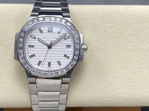 Montre étanche de qualité supérieure 40 mm 57-11 3K Factory V2 Acier 316L Mouvement 324 Cadran blanc diamanté pour plongée 8,5 mm - Product Image 5