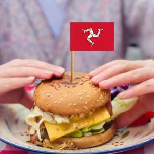 Drapeaux de gâteau jetables personnalisés en gros 3,5x2,5 cm pour événements sportifs, le jeu de bâtonnets de dentifrice de l'île de Man - Product Image 4