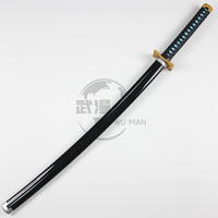 Pas cher ninja arme sécurité bambou katana épée jouet pour Tokitou Muichirou cosplay