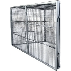 Gabbia di stoccaggio in rete di sicurezza per officina industriale, - Product Image 2