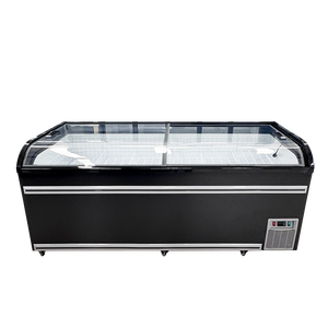 <span class=keywords><strong>Congélateur</strong></span> de présentation en îlot profond pour supermarchés commerciaux ou magasins de proximité, idéal pour le stockage de glaces et de viandes - Product Image 1