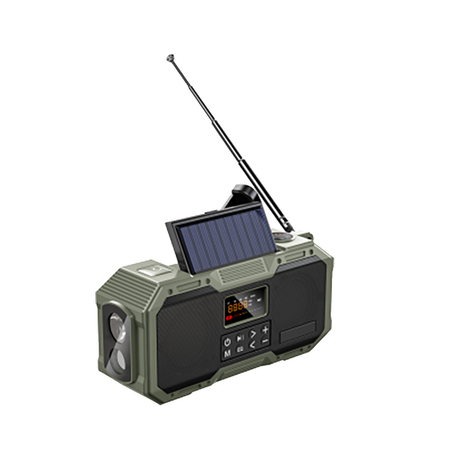 D588 Multiband Weather Am Fm Radio Multi Bt Speaker Solar Charge Power Bank Flashlight air Band Receiver Marine Radio