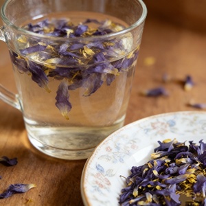 ชาสมุนไพรดอกบัวสีน้ำเงินแห้งทำมือจากธรรมชาติ  กลีบดอกบัวสีน้ำเงินแห้งสำหรับขาย - Product Image 4