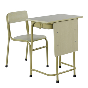 Juego de banco y silla de escritorio de metal <span class=keywords><strong>para</strong></span> estudiantes <span class=keywords><strong>universitarios</strong></span> <span class=keywords><strong>para</strong></span> uso en el aula y el hotel, muestra gratuita - Product Image 1