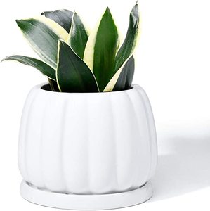 Pot de fleurs en céramique de style américain, design créatif, forme personnalisée, finition émaillée, impression de logo, pour usage au sol, OEM, à prix abordable - Product Image 4