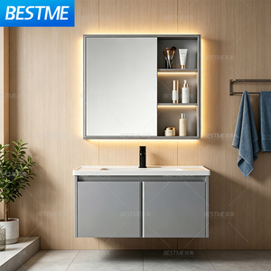 Baignoire LED noire luxueuse en acier inoxydable avec revêtement chauffant |   Lavabo en céramique au design moderne, écologique, pour hôtel, appartement, villa - Product Image 2