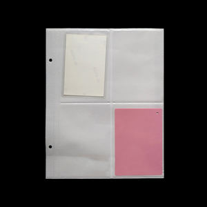 Albums <span class=keywords><strong>de</strong></span> scrapbooking blancs à reliure ou à anneau <span class=keywords><strong>de</strong></span> 4x6 pouces avec <span class=keywords><strong>pages</strong></span> <span class=keywords><strong>de</strong></span> recharge <span class=keywords><strong>de</strong></span> couverture en PP incluses - Product Image 2