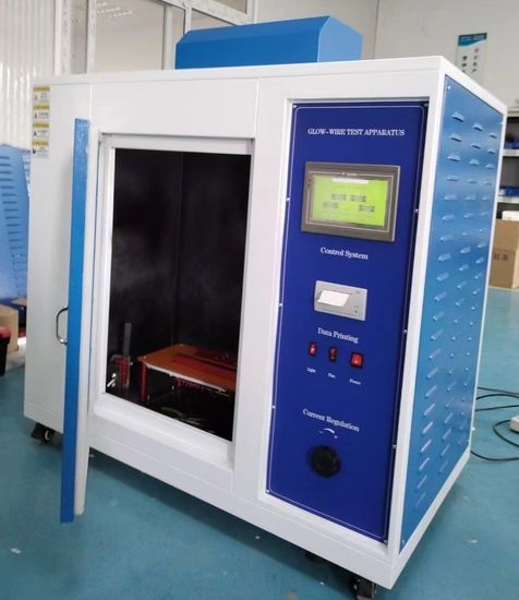Glowing Filament Burning Test Chamber, Key-Control Fire Resistance Testing Equipment