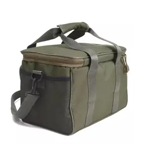 Многофункциональная большая сумка для карпа из Оксфордской ткани 1000D, брендовая сумка для рыболовных снастей с мягкими ручками для переноски