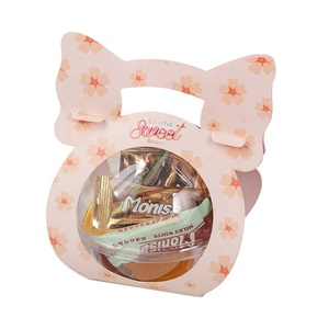 Boîte d'emballage élégante en forme de <span class=keywords><strong>chat</strong></span> personnalisée avec poignée et fenêtre <span class=keywords><strong>pour</strong></span> gâteaux, chocolats, bonbons, tartes aux œufs, cadeaux et pâtisseries - Product Image 2