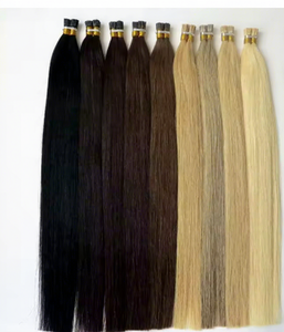 Extensions de cheveux humains longs et raides, noir naturel, Remy vierge, trame double, densité 100%, cheveux Remy en vrac - Product Image 1