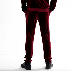 Elegantes Trajes Deportivos <span class=keywords><strong>de</strong></span> <span class=keywords><strong>Terciopelo</strong></span> Personalizados para <span class=keywords><strong>Hombre</strong></span>, Ropa al por Mayor, Trajes Deportivos <span class=keywords><strong>de</strong></span> <span class=keywords><strong>Terciopelo</strong></span> Rojo Borgoña con Cremallera Personalizados para <span class=keywords><strong>Hombre</strong></span> - Product Image 6