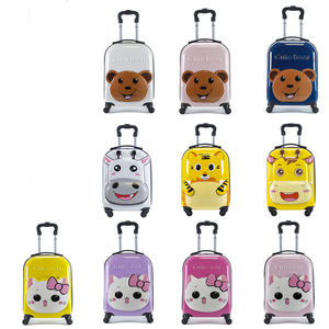 Maleta Infantil de <span class=keywords><strong>18</strong></span> Pulgadas con Doble Asa y Cuatro Ruedas, con Lindo Logotipo de Gato Impreso, Hecha de Material PC - Product Image 2