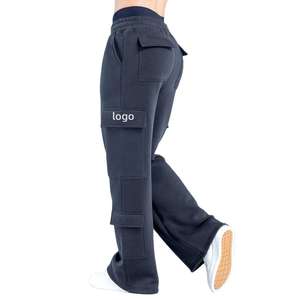 Alxin Online Wholesale Fornecedor Streetwear Y2k Moda Casual Calças Jogger Calças de carga Sweatpants Wide-Leg Calças Calças das mulheres - Product Image 5