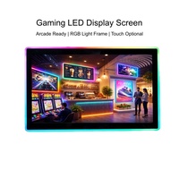 Écran de jeu LED avec cadre lumineux 27 32 pouces, écran tactile pour machine d'arcade