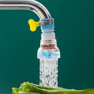 เครื่องกรองน้ำก๊อกครัวแบบขายส่ง ป้องกันการรั่วซึม พร้อมอุปกรณ์ทำความสะอาด ซิลิโคนกรองน้ำ ท่อน้ำอ่อนนุ่ม 6 ชั้น - Product Image 2