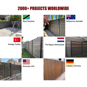 Clôtures de mur de délimitation oblates en métal aluminium sécurisé pour la communauté de villas privées zones de navettage faciles à assembler - Product Image 5
