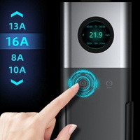 Nouvelle borne de recharge portable pour véhicules électriques 22 kW, 32 A, triphasée, Type 2, avec contrôle Wi-Fi via application, protection IP67, gaine en TPU, station de recharge EVSE