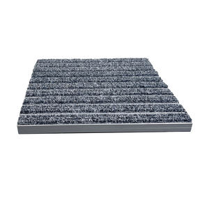 <span class=keywords><strong>Tapis</strong></span> d'entrée anti-saleté en aluminium antidérapant, <span class=keywords><strong>tapis</strong></span> d'entrée à nervures, <span class=keywords><strong>tapis</strong></span> personnalisé avec logo commercial, caoutchouc résistant - Product Image 3