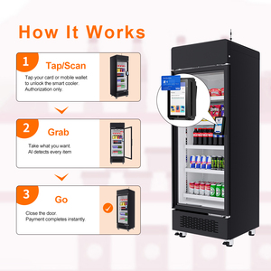 Máquina Expendedora Mixta Refrigerada Inteligente con IA <span class=keywords><strong>AFEN</strong></span> para Snacks y Bebidas, Máquina de Venta de Bebidas Frías de 510L con Monitoreo por Cámara OEM - Product Image 5