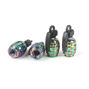 Effie thỏ phổ đồ đạc rực rỡ màu sắc xe lốp van nắp màu sắc tươi sáng chống bụi hợp kim nhôm xoay cài đặt - Product Image 4