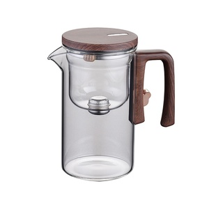 <span class=keywords><strong>Théière</strong></span> élégante en plastique au design classique avec aspiration magnétique séparation de l'eau du thé <span class=keywords><strong>et</strong></span> filtre en verre ensemble de <span class=keywords><strong>théière</strong></span> domestique - Product Image 5